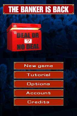 Deal or No Deal back cover for Wii